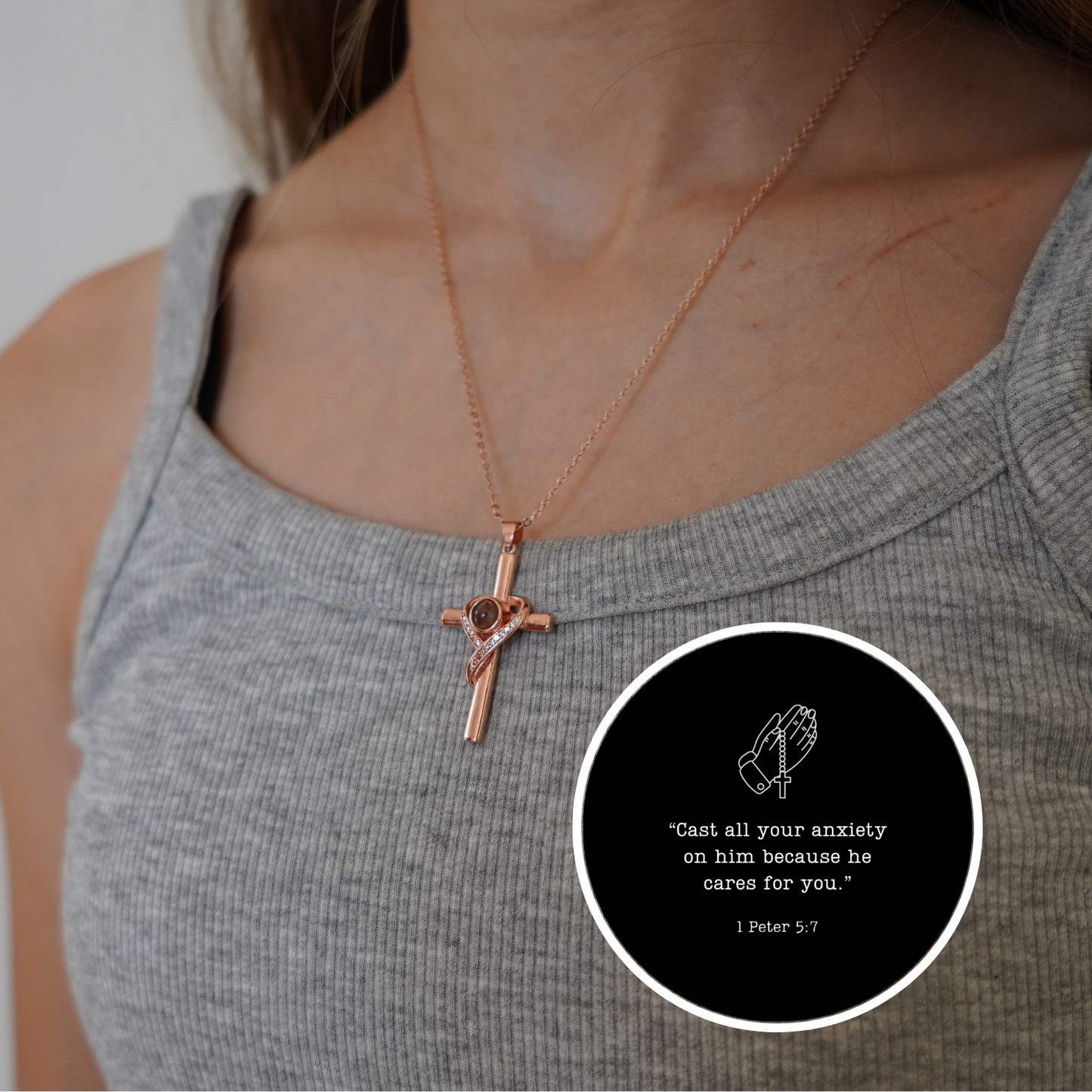 LightVerse™ Cross Necklace